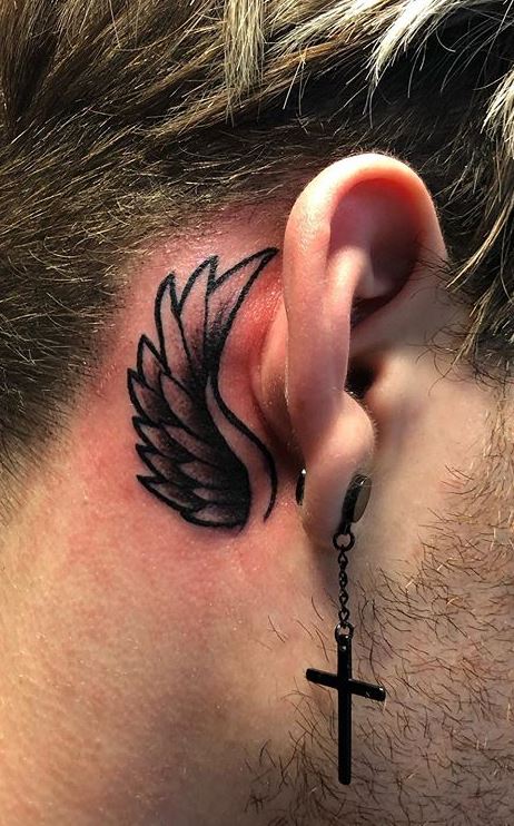 Behind Ear Name Tattoo Ideas