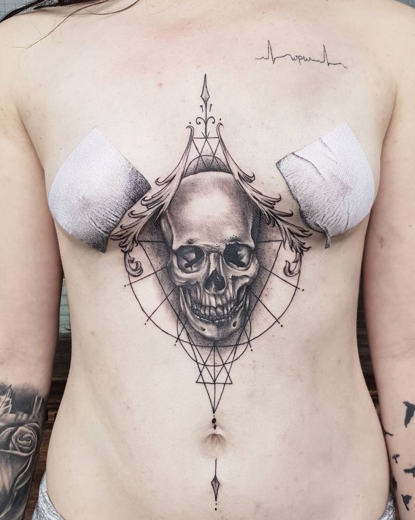 125 Trendy Underboob Tattoos You'll Need to See - Tattoo Me Now