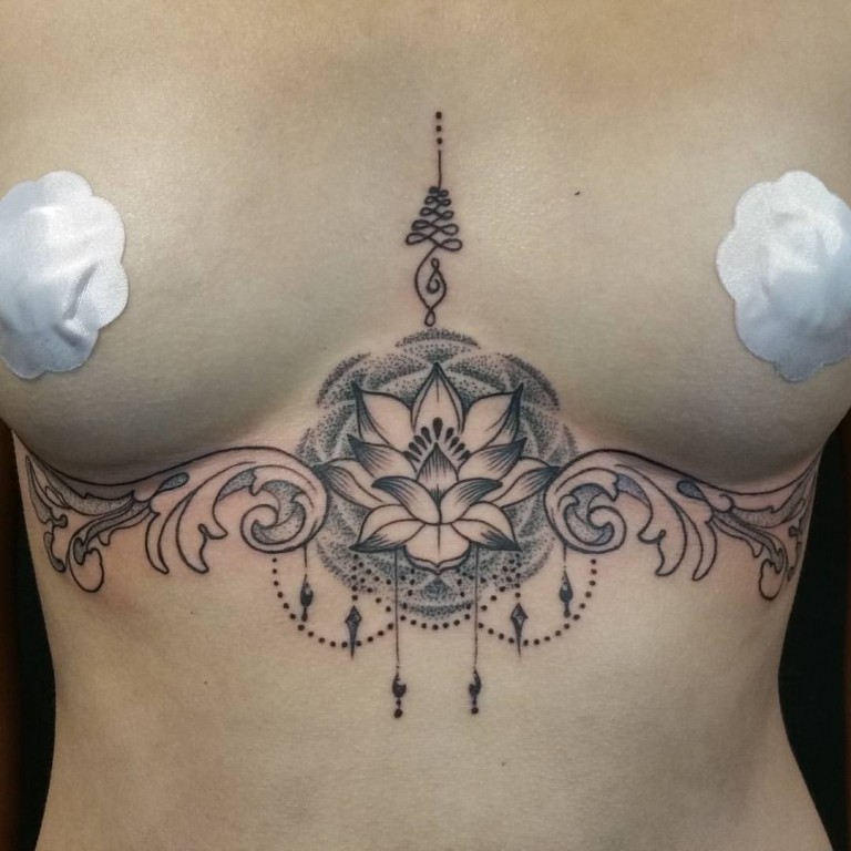 125 Trendy Underboob Tattoos You Ll Need To See Tattoo Me Now