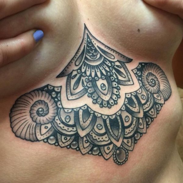 125 Trendy Underboob Tattoos You’ll Need to See - Tattoo Me Now