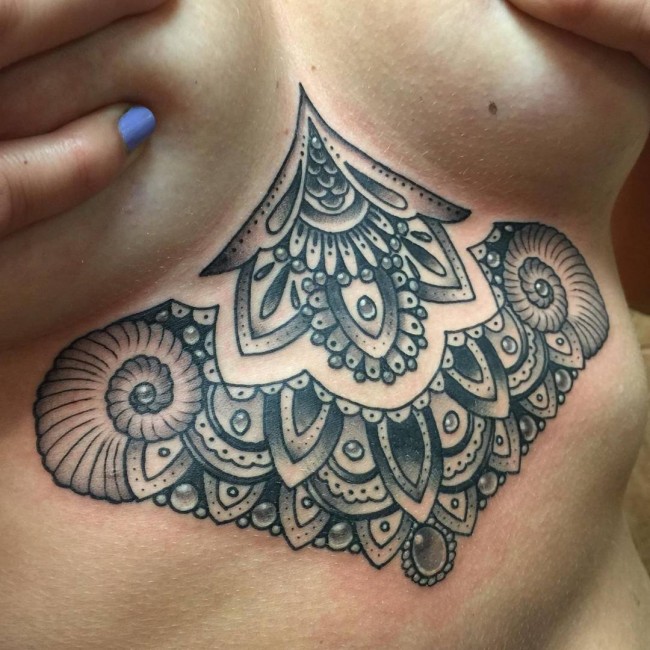 125 Trendy Underboob Tattoos You ll Need To See Tattoo Me Now