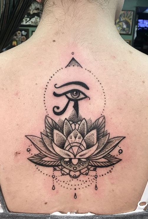 eye of horus tattoos back 05