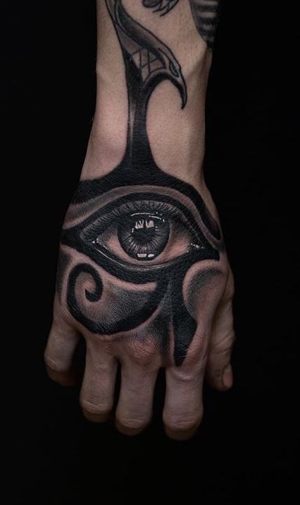 50 Eye Of Horus Tattoo Designs For Men  Egyptian Hieroglyph Ink