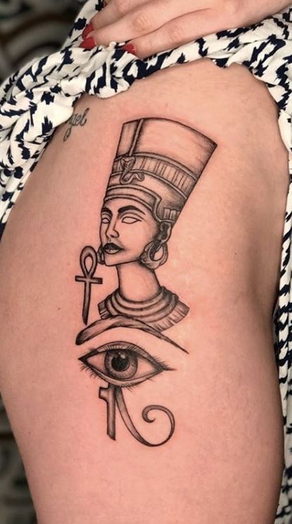 eye of horus tattoos hip 01