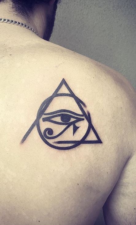 eye of horus tattoos shoulder 03