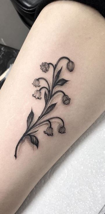 Valley wrist of the lily tattoo 