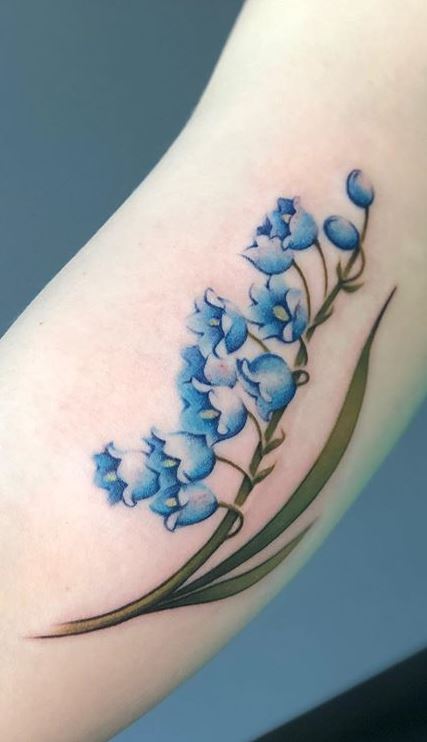 The wrist tattoo lily of valley Lily Of