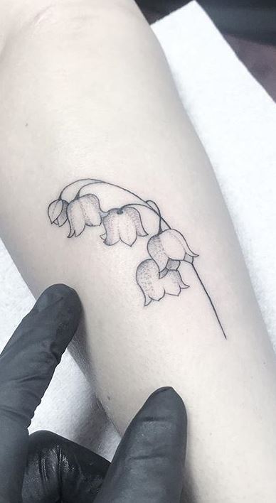 Valley tiny lily tattoo of the Calla Lily