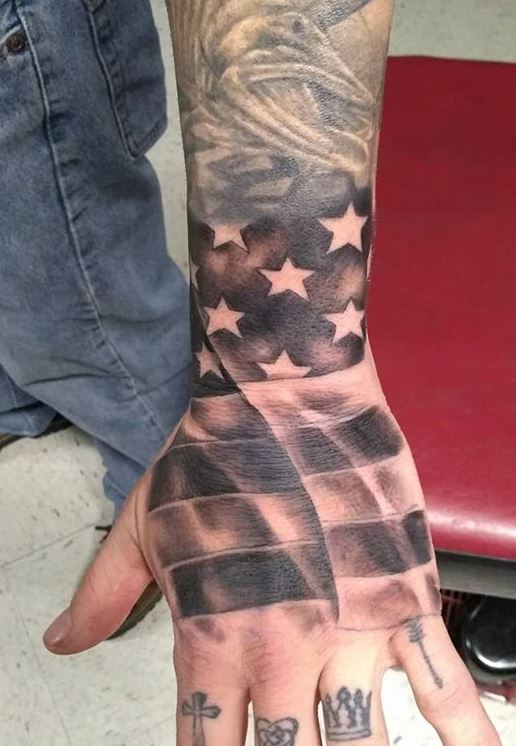 20 Of The Best American Flag Tattoos For Men in 2023  FashionBeans