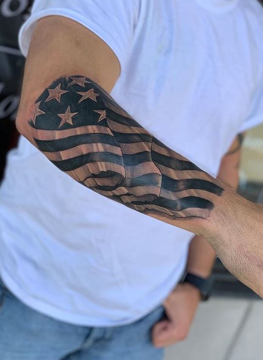 115 Patriotic American Flag Tattoos You Must See - Tattoo Me Now