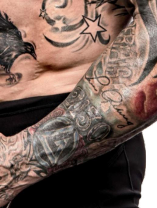 Dave Bautista He Proud Pinoy 🇵🇭show Tattoo #bautista #wwebautista #b