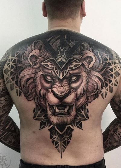 40+ different full back tattoo designs for men - 2000 Daily