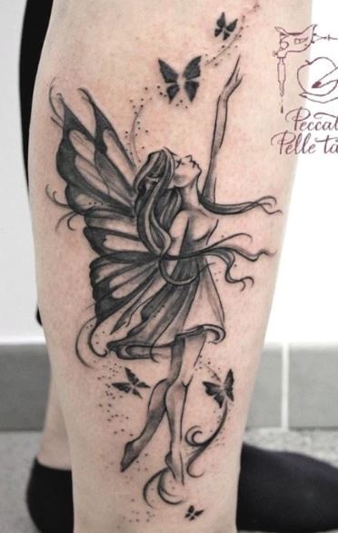 Art skull fairy tattoo stock illustration Illustration of fantasy   62328478