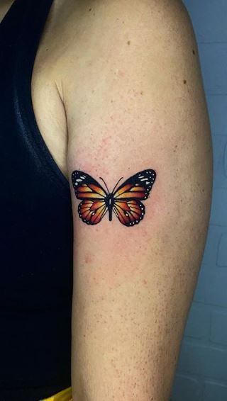 butterfly with name hand tattooTikTok Search