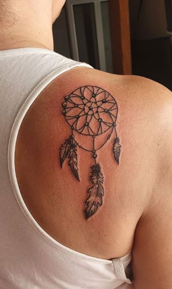 59 Ravishing Dreamcatcher Tattoos For Shoulder  Tattoo Designs   TattoosBagcom