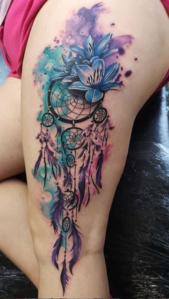 65 Trendy Dreamcatcher Tattoos, Ideas, & Meanings - Tattoo Me Now