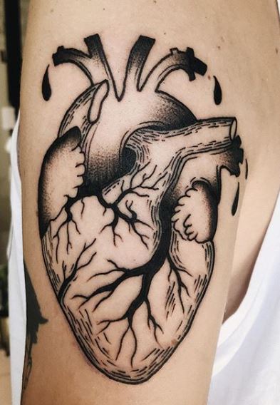 Details more than 74 tattoo of human heart - thtantai2