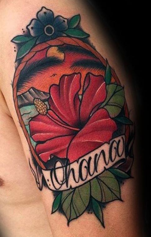 50 Trendy Hibiscus Flower Tattoos – Ideas, Designs & Pictures! - 2000 Daily