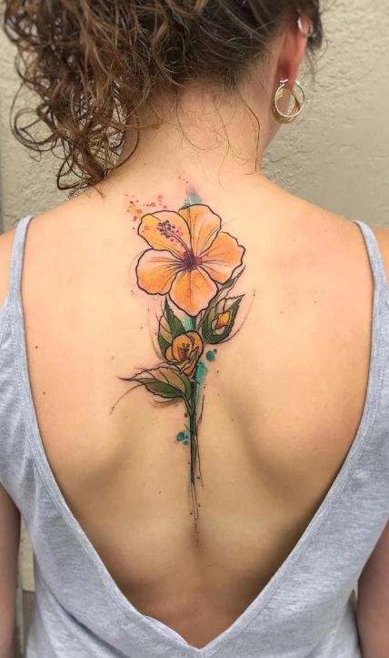 Hibiscus Tattoo by Zindy on DeviantArt