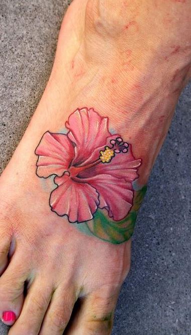 Tattoo hibiscus Stock Photos Royalty Free Tattoo hibiscus Images   Depositphotos