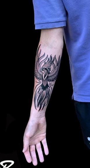 30 Cool Phoenix Tattoos for Men