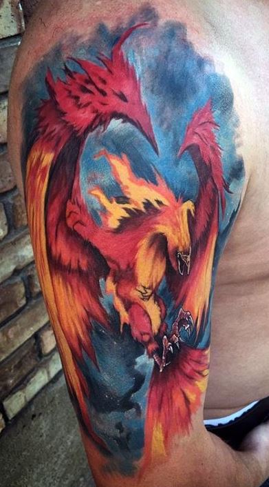 30 Gorgeous Phoenix Tattoo Designs