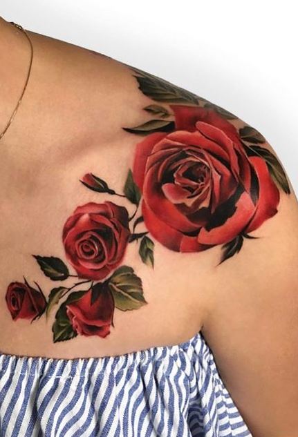 17 Stunning Rose Tattoo Designs for Women  Moms Got the Stuff