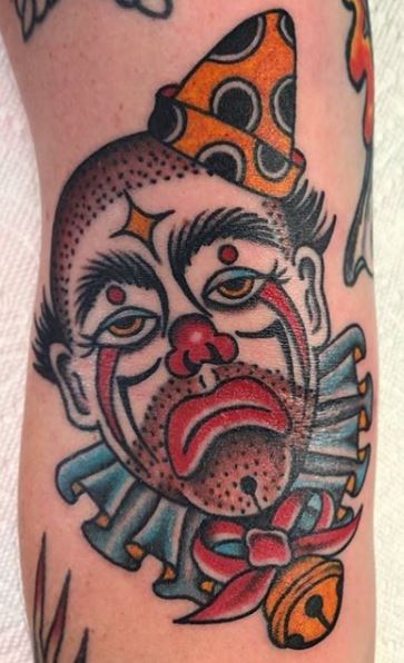 10 Laughing and Creepy Clown Tattoo Designs  Styles At Life