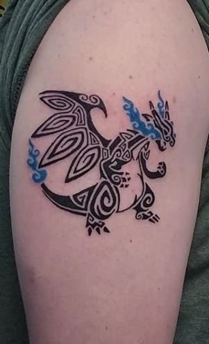 Dragon tattoo back tribal Dragon Tattoo