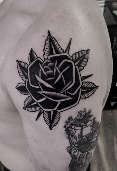 30 Alluring Black Rose Tattoo Ideas for Men & Women to Inspire You in 2024