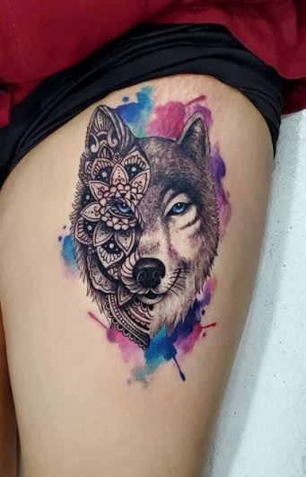 Wolf tattoo by Pablo Ortiz  Photo 28583