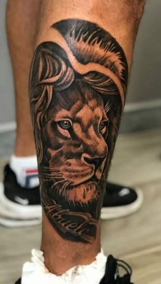 Details more than 65 lion tattoo calf  thtantai2
