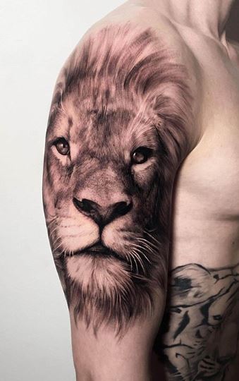 Tattoo uploaded by Bahadır Cem Börekcioğlu • Lion Instagram: @karincatattoo  #lion #tattoo #tattoos #tattoodesign #tattooartist #tattooer #tattoostudio  #tattoolove #tattooart #istanbul #turkey #dövme #dövmeci #design #girl  #woman #tattedup #inked #ink ...