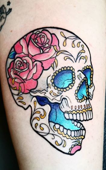 Sugar Skull Tattoo Meaning Exploring the Symbolic Depths of this  Intriguing Design  Impeccable Nest