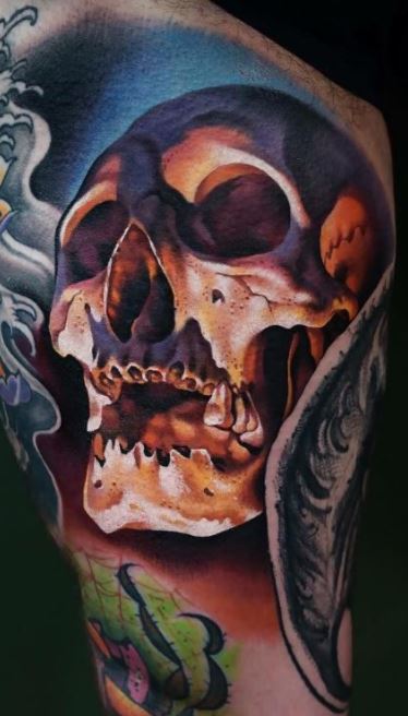 100 Awesome Skull Tattoo Designs  Art and Design