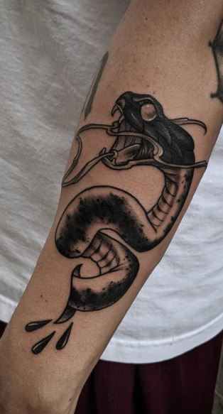 Snake Tattoo On Penis