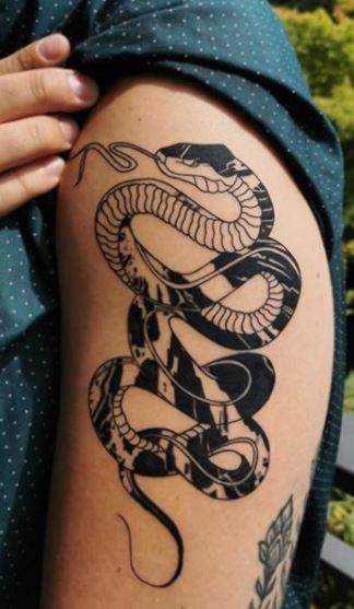 6 years healed snake tattoo  ragedtattoos