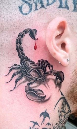 Aggregate more than 70 scorpion on neck tattoo latest  thtantai2