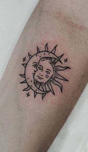  30 Sun Moon and Sun and Moon tattoos for you