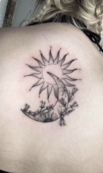 Sun Moon Tattoos What S Their Meaning Plus Photos