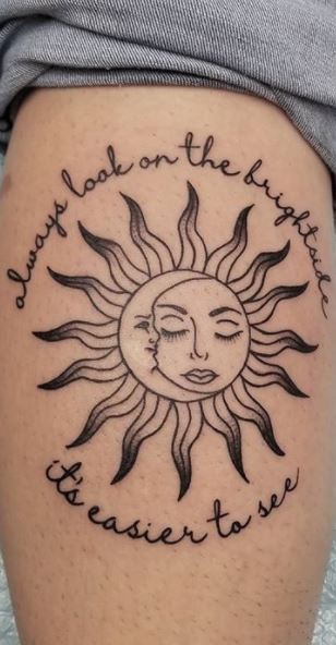 Sun Moon Tattoos What S Their Meaning Plus Photos