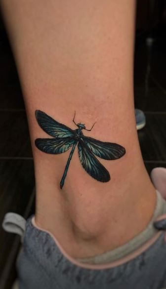 Green dragonfly tattoo  Small dragonfly tattoo Dragonfly tattoo Dragonfly  tattoo design