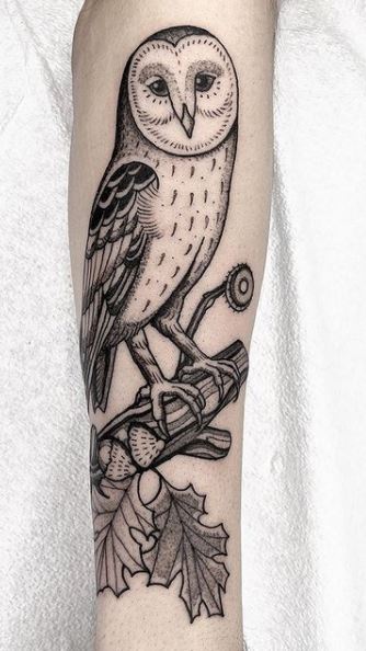 39 Exciting Owl Tattoos For Thigh  Tattoo Designs  TattoosBagcom