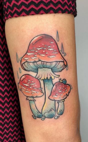 50 Beautiful Mushroom Tattoos