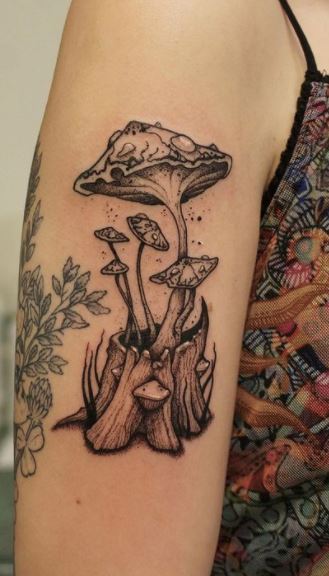 1500 Mushroom Tattoo Stock Photos Pictures  RoyaltyFree Images  iStock
