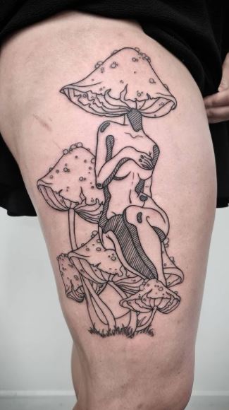 65 Groovy Mushroom Tattoos & Meanings - Tattoo Me Now
