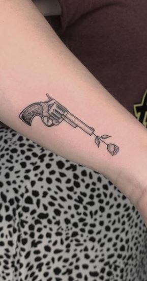 55 Gun Tattoos Tattoo Designs Ideas Tattoo Me Now