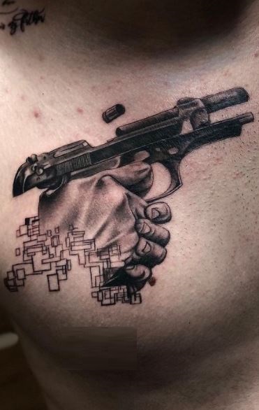 55 Gun Tattoos - Tattoo Designs & Ideas - Tattoo Me Now