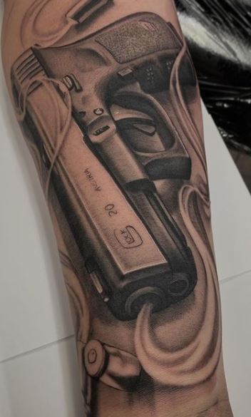 Fun little glock tattoo  rTattooDesigns