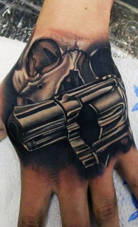 60 Glock Tattoo Ideas For Men  Handgun Designs